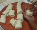 A picture of step 5 of Ghee chapati.