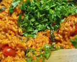 Medvehagymás, paradicsomos rizs (vegán) recept fázis 4 fotója