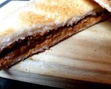 A picture of step 2 of My Peanut Butter & Cadbury,s Caramel Chocolate Toast Sandwich.😘.