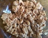 A picture of step 1 of California Farm Tuna Apple Cucumber Salad.