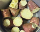 A picture of step 2 of Ghee-Roasted Sweet Potatoes.