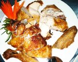 รูปขั้นตอนการทำที่ 2 ของ ไก่อบเกลือเนื้อนุ่มหนังกรอบ