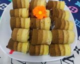 Foto langkah ke 9 dari resep Bolu gulung mini ombre.
