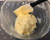 A picture of step 3 of Imagawayki / Japanese stuffed pancake.