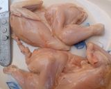 A picture of step 5 of Mandi rice (chicken mandi).