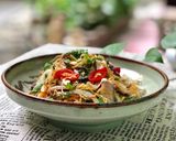 Hình bước làm 7 của món Gỏi Bắp Chuối Thịt Tai Đầu Heo