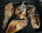Gambar langkah 5 resipi Ayam Bakar Sos Tiram.