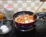 A picture of step 1 of Street style Egg burfi gravy.