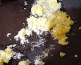 A picture of step 3 of Veg frankie roll.