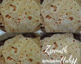 A picture of step 2 of Tawa Teenkoni Rotis or Triangular Rotis.