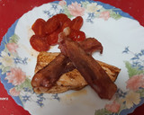 Foto del paso 4 de la receta: Trucha con bacon y tomates cherry salteados