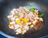 รูปขั้นตอนการทำที่ 2 ของ Oyakodon ข้าวหน้าไก่กับไข่สไตล์ญี่ปุ่น 親子丼