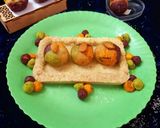 A picture of step 6 of Instant Colorful halwa laddus.