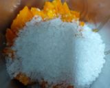 A picture of step 1 of Mango ras.