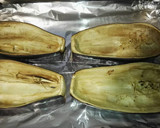 Foto del paso 3 de la receta: Berenjena rellena de verduras y beicon