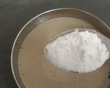A picture of step 1 of Foccaccia bread.