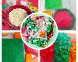 Foto langkah ke 5 dari resep Ongol ongol Rainbow (kelanting pelangi).