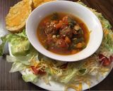 A picture of step 1 of Meatball soup.