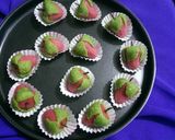 A picture of step 9 of Almond strawberry delights.