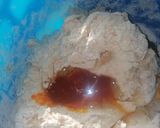 A picture of step 3 of Carrot chapati#my favorite Easter dish#4 week challenge.