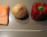 Foto del paso 1 de la receta Brochetas de salmón a la plancha