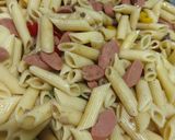 Gambar langkah 4 resipi Penne Aglio Olio.