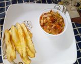 A picture of step 3 of Sweet potatoes and cabbage sauces.