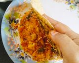 A picture of step 7 of Leftover roti panini leftover roti sandwich.