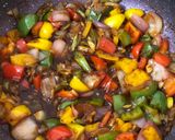 A picture of step 8 of Chilli Chicken.