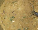 A picture of step 3 of Karhi pakore.