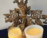 A picture of step 4 of Mango kulfi shake.