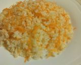 A picture of step 5 of Carrot rice.