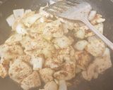 A picture of step 3 of Sweet Chicken, Ham and pineapple bake.