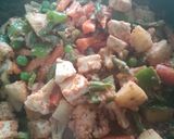 A picture of step 5 of Veg biryani.