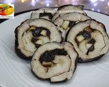 Foto del paso 10 de la receta: Lomo de cerdo relleno con manzanas y ciruelas sin horno - Recetas Navideñas