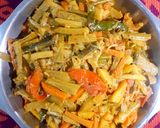 ফুলকপির ডাটা চচ্চড়ি রেসিপির ধাপ 4 ছবি