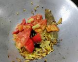A picture of step 4 of Masoor Dal Gobhi Masala.