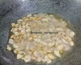 A picture of step 1 of Kaju Gathiya Sabji.
