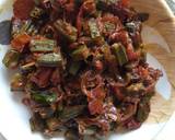 Chatpata masaledaar lady's finger recipe step 3 photo