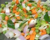 A picture of step 5 of Masala khichdi.