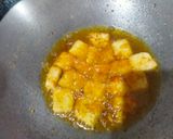 A picture of step 2 of Matar paneer without tomato.