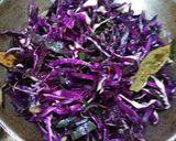 A picture of step 3 of Purple Pulao.