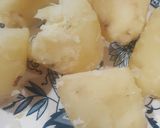 A picture of step 1 of Sabudana potato vada.