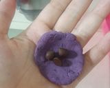 Foto langkah ke 1 dari resep 39. Biji Salak Ubi Ungu Fiber creme Isi Coklat.