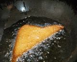 A picture of step 4 of Kesariya Shahi tukda.