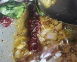 A picture of step 5 of Lemon rice in my style.