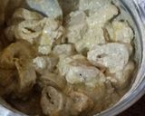 A picture of step 2 of Soya Malai Chaap.
