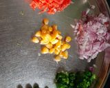A picture of step 2 of Corn Veggie cutlets.