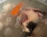 A picture of step 2 of Fideuà with Mackerel and Large Shrimp.