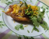 A picture of step 4 of One Bite Tikka chaat.